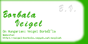 borbala veigel business card